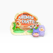 Animal Party mini blind bag packaging with small purple animal figure