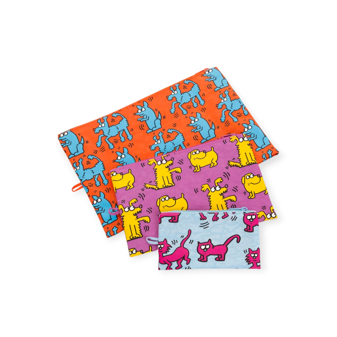 Baggu Go Pouch Set - Keith Haring