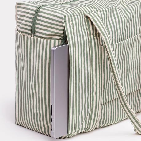 Baggu Small Cloud Carry-on - Sage Stripe