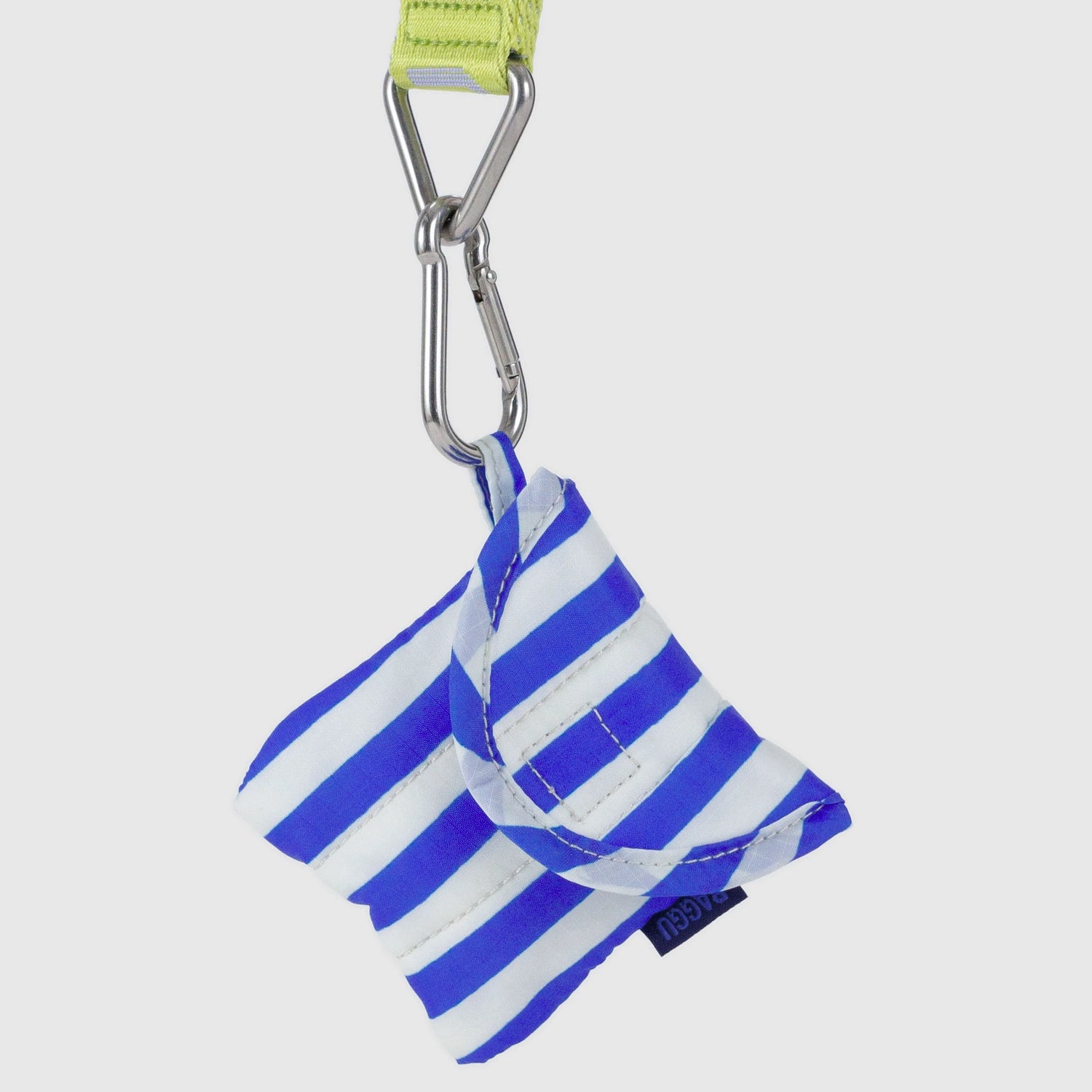 Baggu Puffy Earbuds Case - Blue Stripe