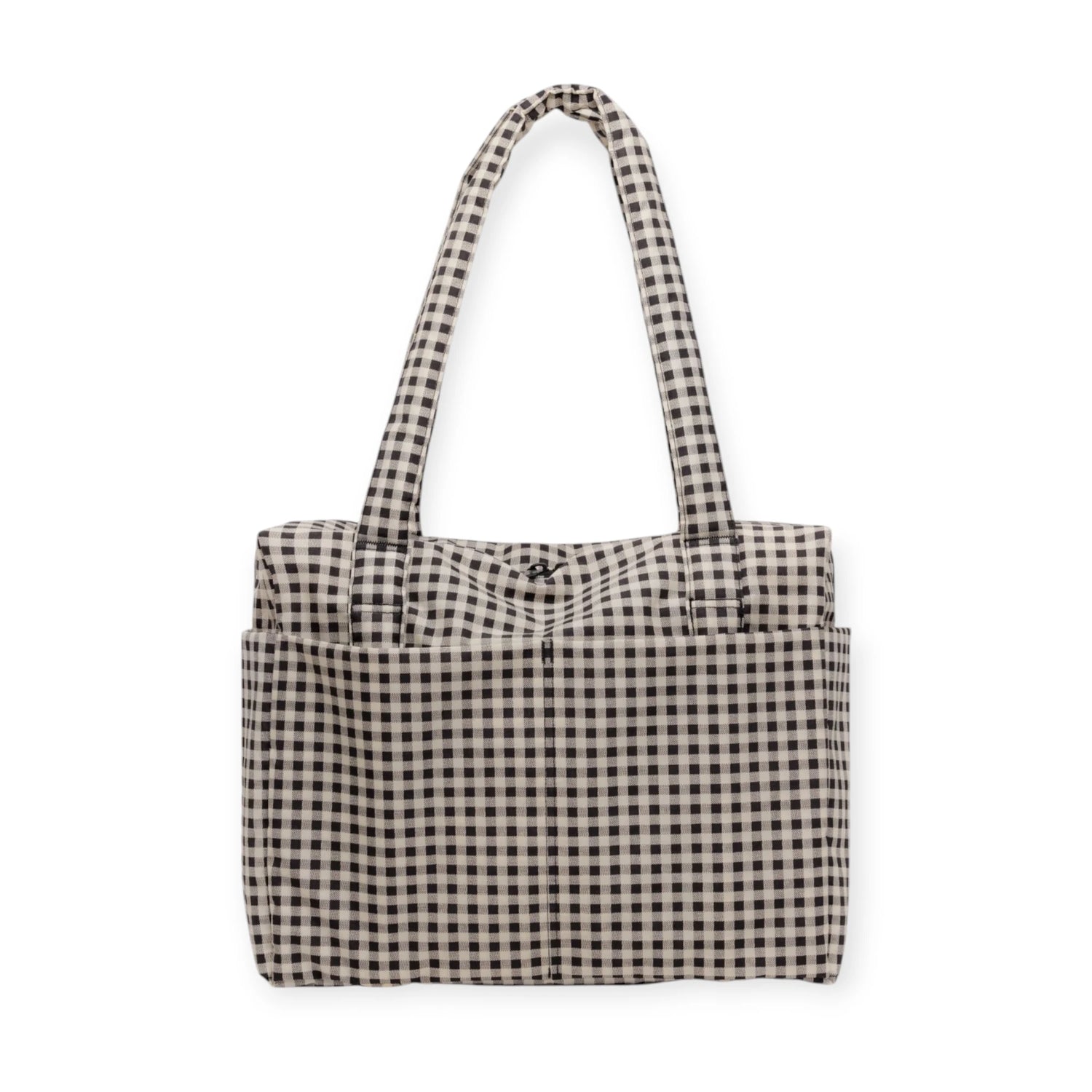 Baggu Small Cloud Carry-on - Black & White Gingham