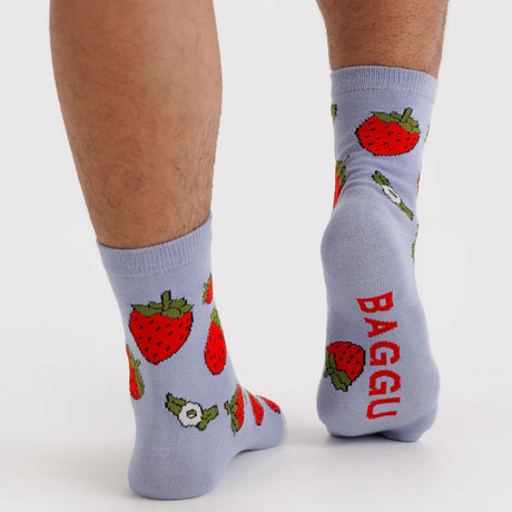 Baggu Crew Socks - Cherries
