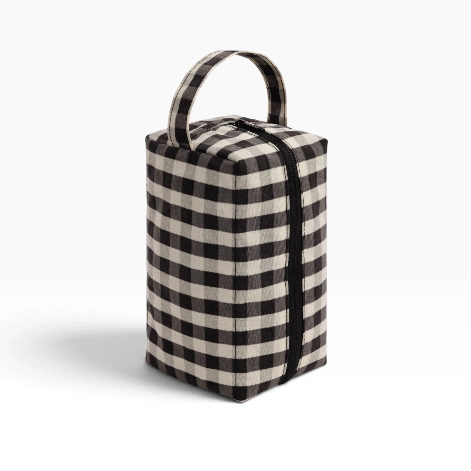 Baggu Toiletry Dopp Kit - Black & Cream Gingham