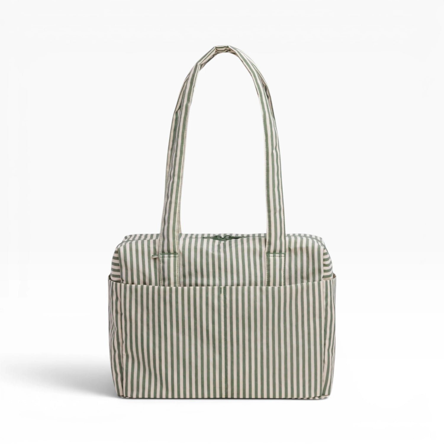 Baggu Everyday Cloud Bag - Sage Stripe