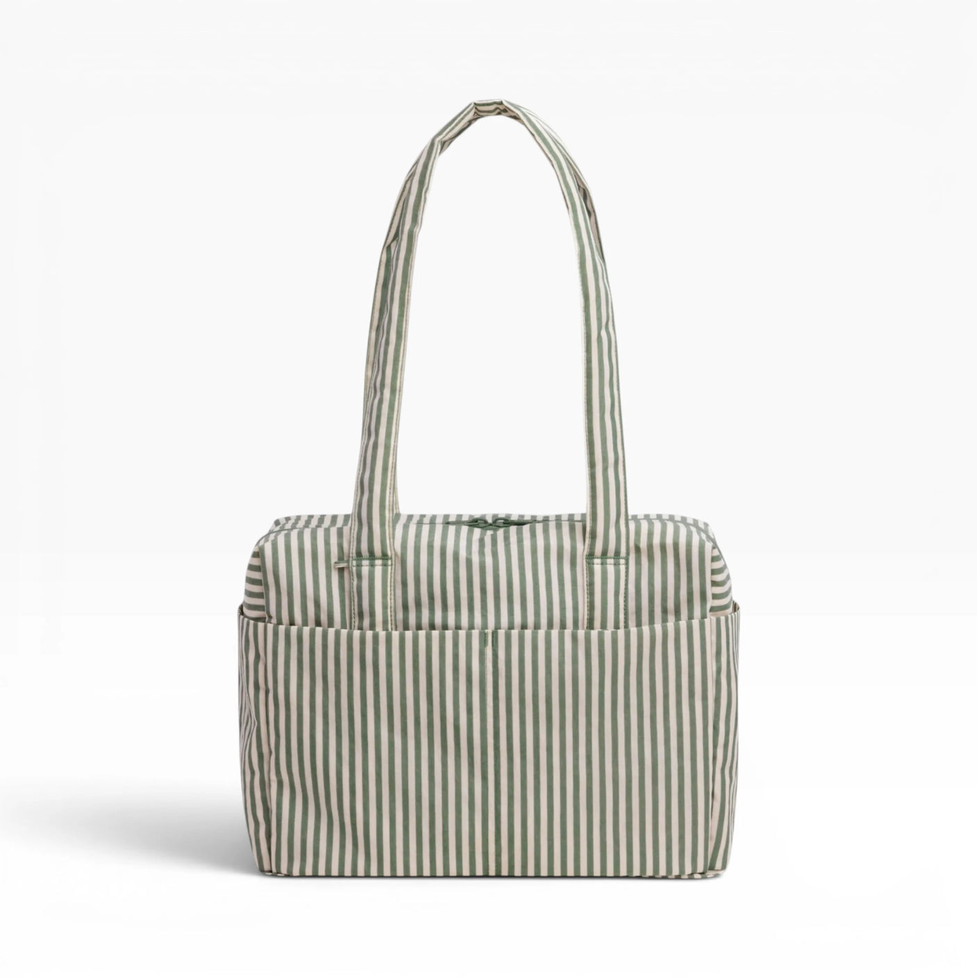 Baggu Everyday Cloud Bag - Sage Stripe