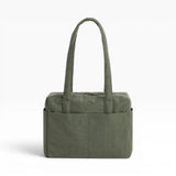 Baggu everyday cloud tote bag in olive green with top handles