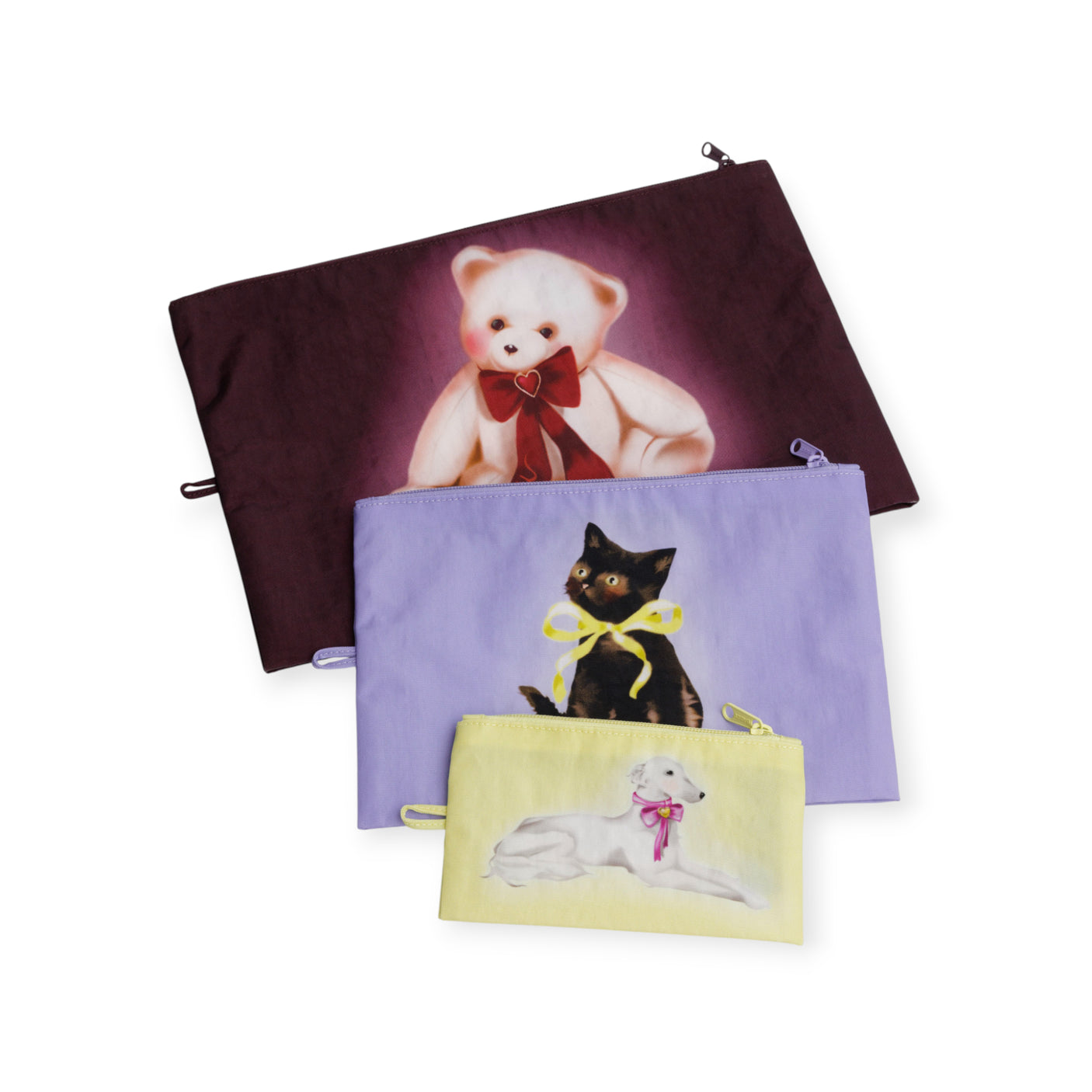 Baggu Go Pouch Set - Fancy Animals