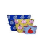 Peanuts x Baggu Go Pouch Set - Puffer Snoopy