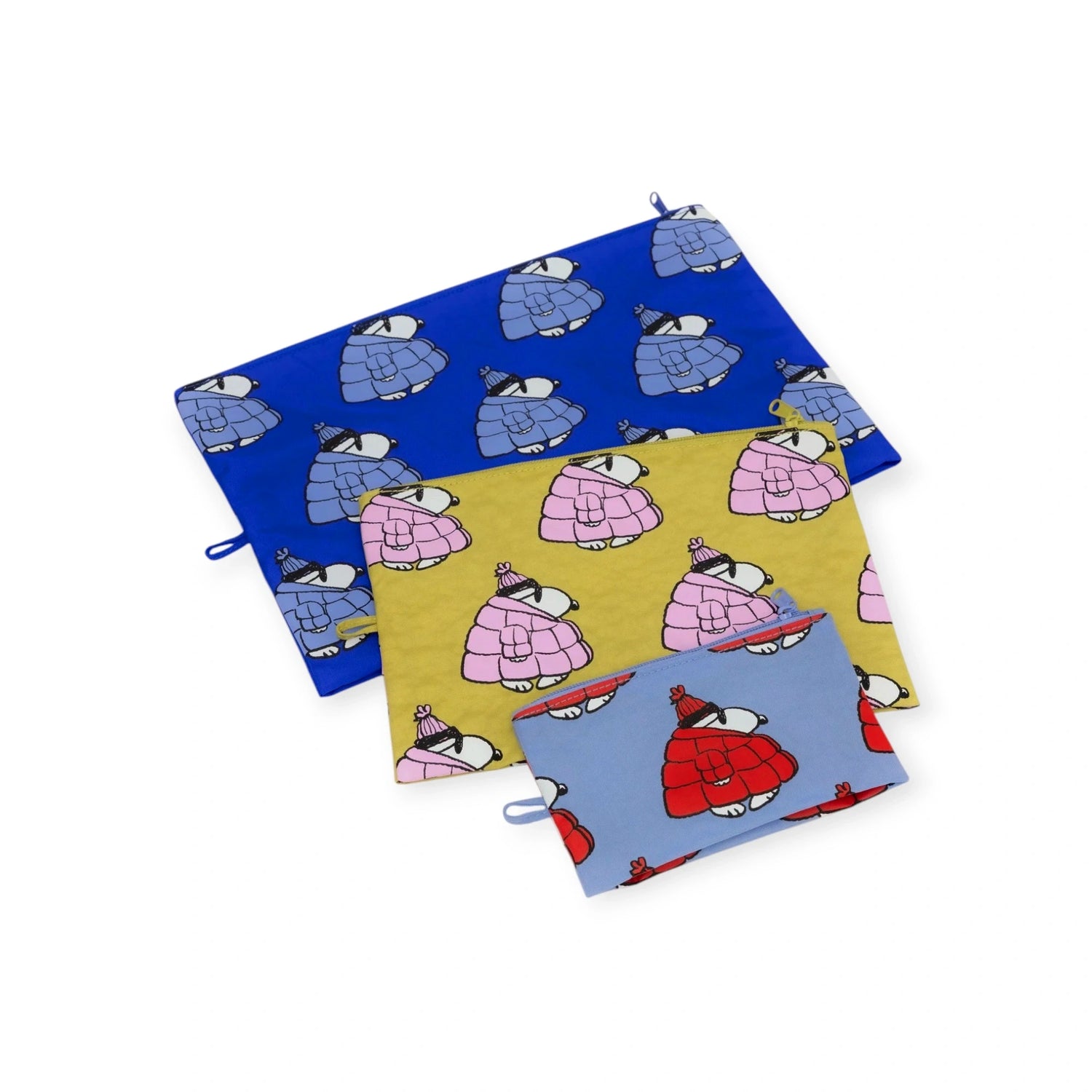 Peanuts x Baggu Go Pouch Set - Puffer Snoopy – Blink Box