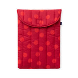Baggu Puffy Laptop Case 16" - Red Polka Dot
