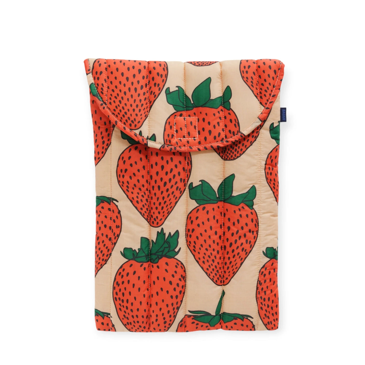 Baggu Puffy Laptop Sleeve 16" - Strawberry