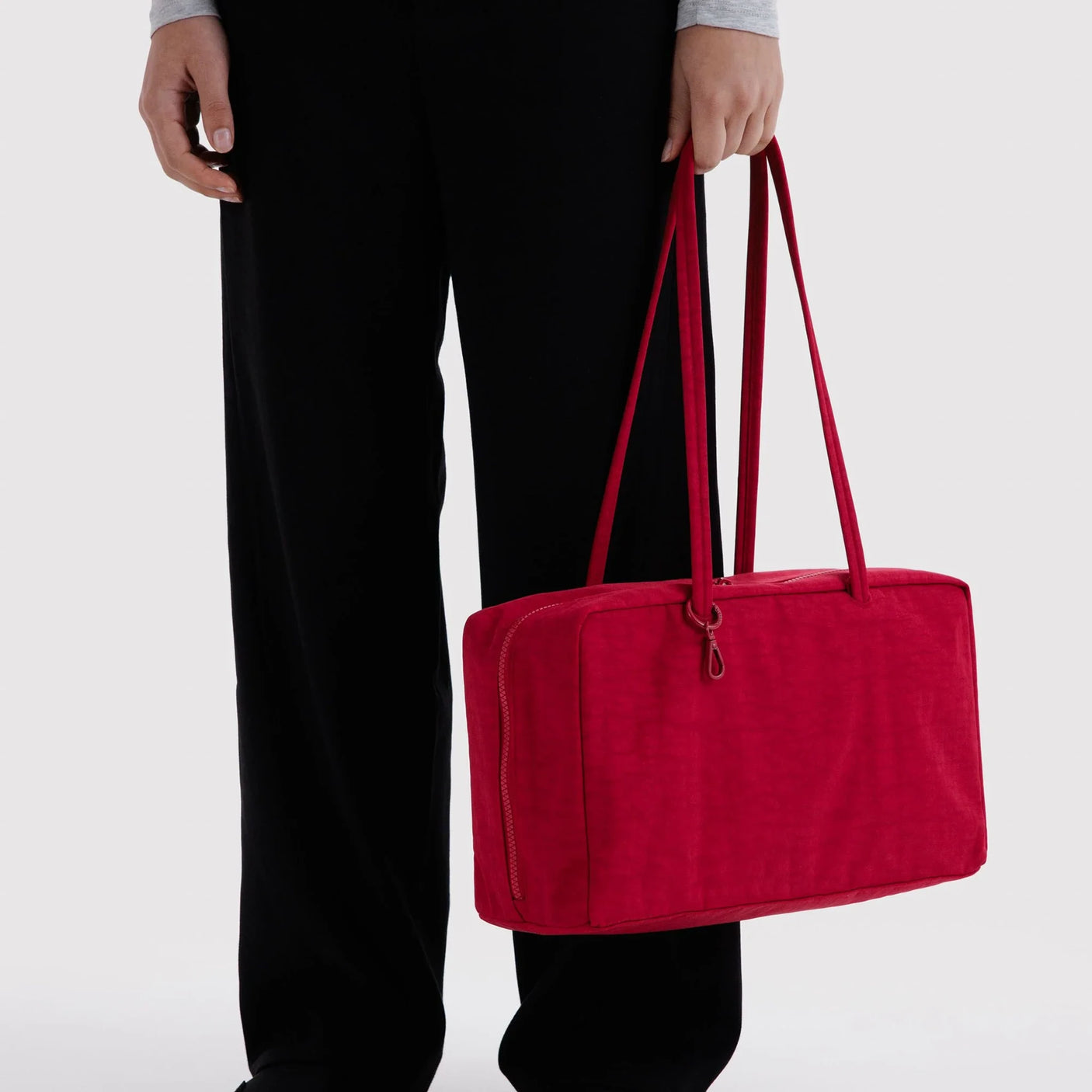Baggu Medium Nylon Bowler Bag - Cherry