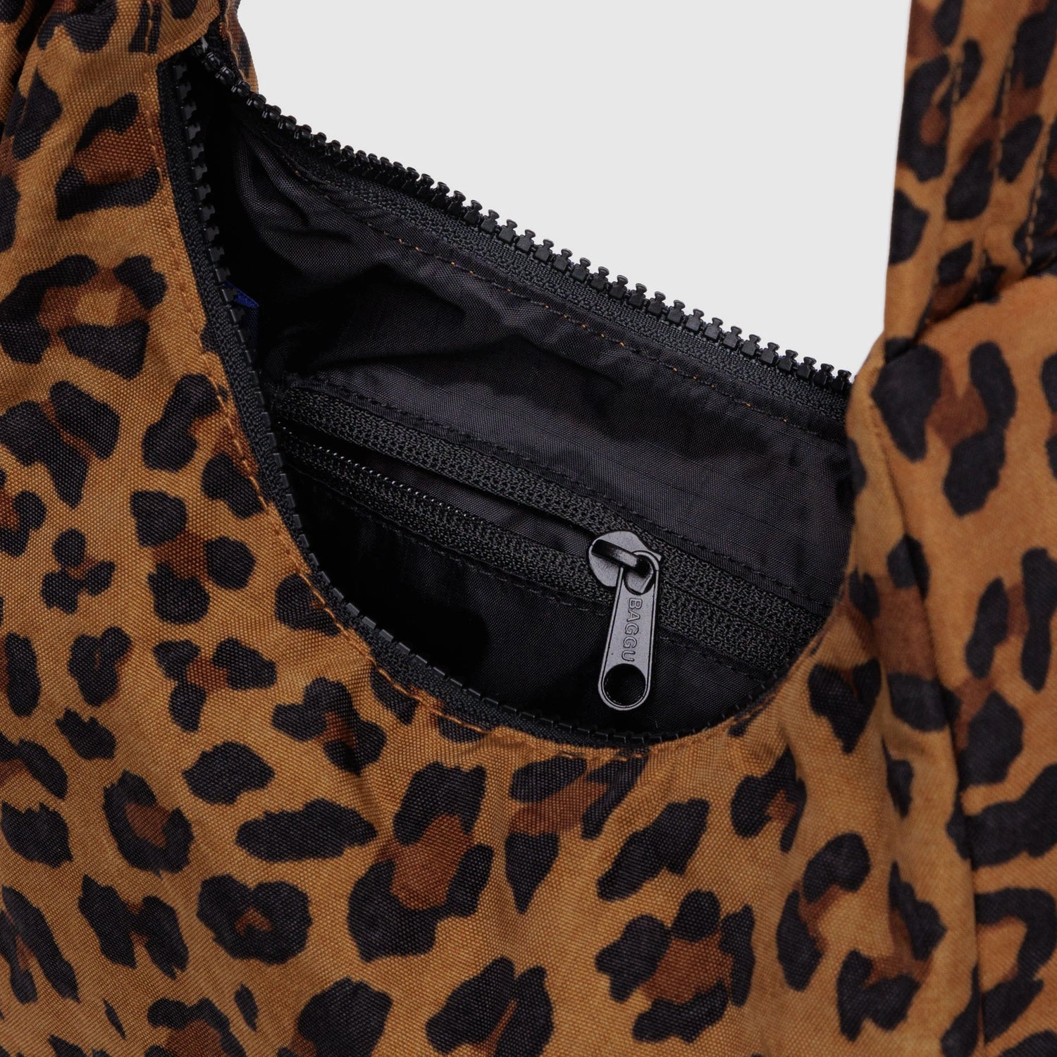 Baggu Mini Nylon Shoulder Bag - Leopard