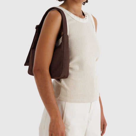Baggu Mini Nylon Shoulder Bag - Coffee