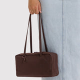 Baggu Nylon Bowler Bag - Coffee