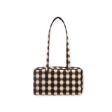 Baggu Nylon Bowler Bag - Blurred Gingham