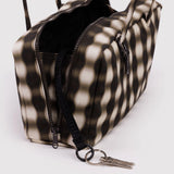 Baggu Nylon Bowler Bag - Blurred Gingham
