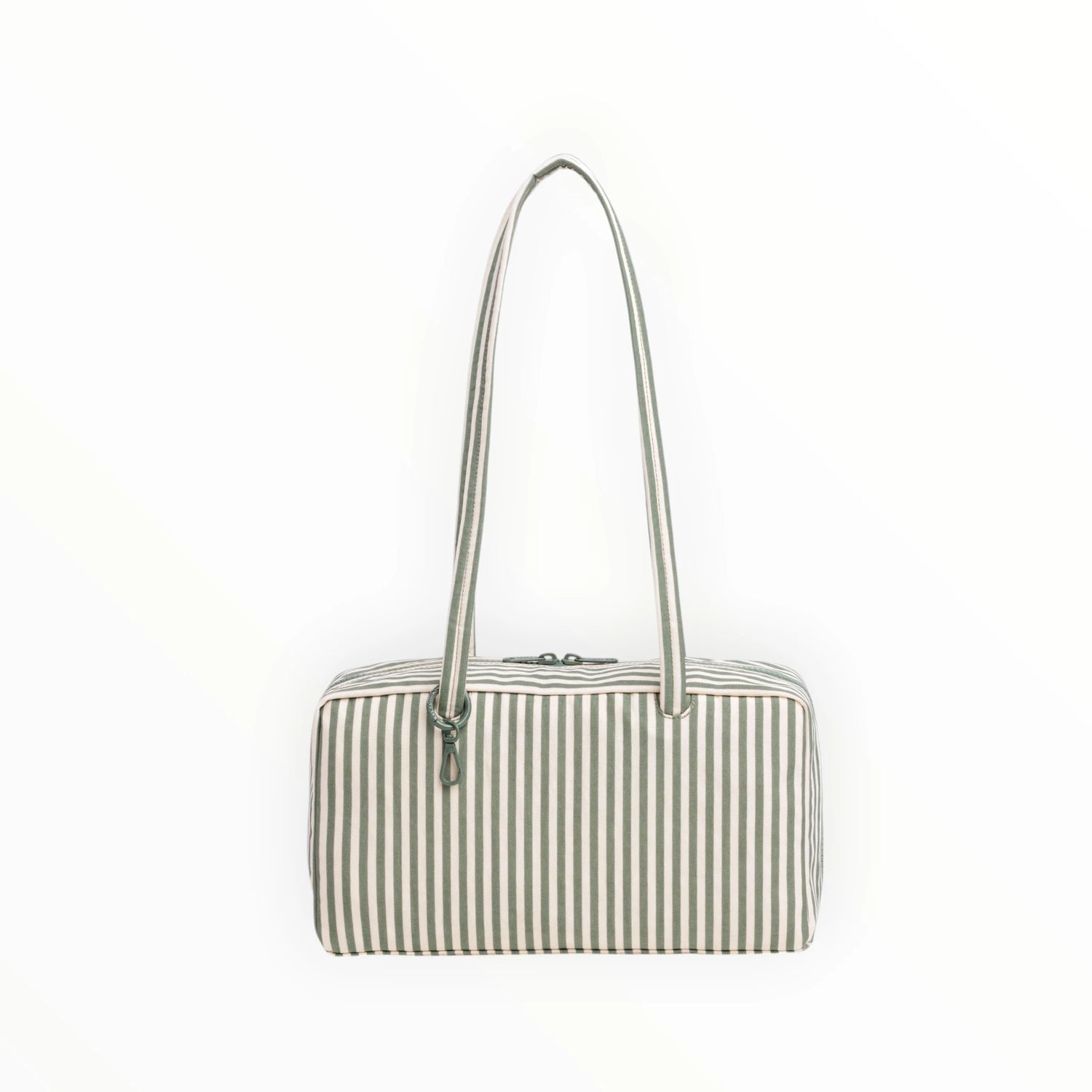 Baggu Nylon Bowler Bag - Sage Stripe