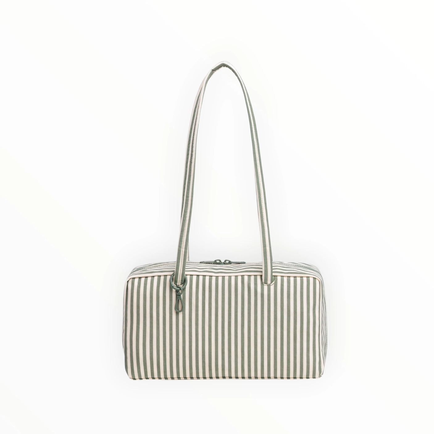 Baggu Nylon Bowler Bag - Sage Stripe