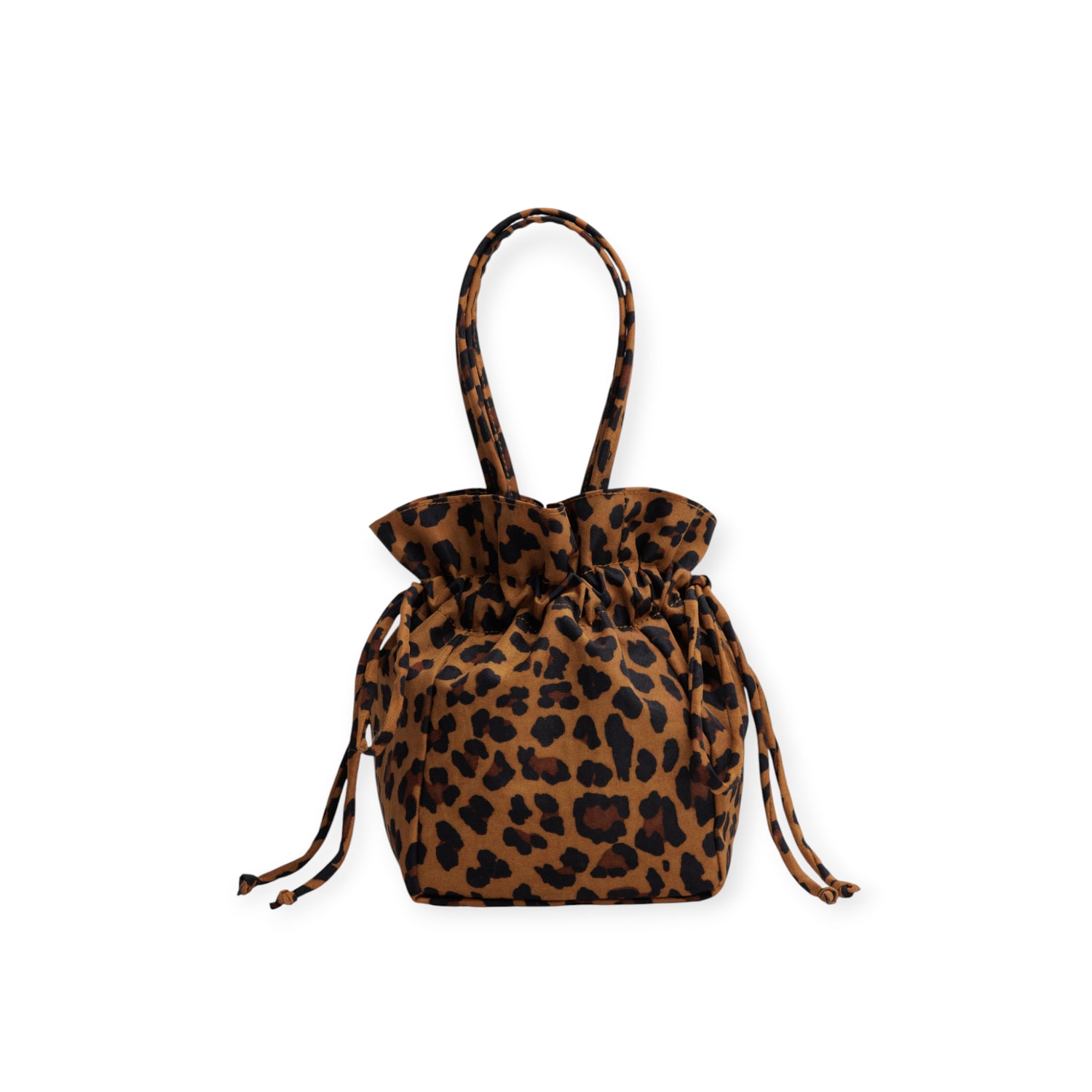 Baggu Nylon Drawstring Bag - Leopard