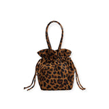Baggu Nylon Drawstring Bag - Leopard