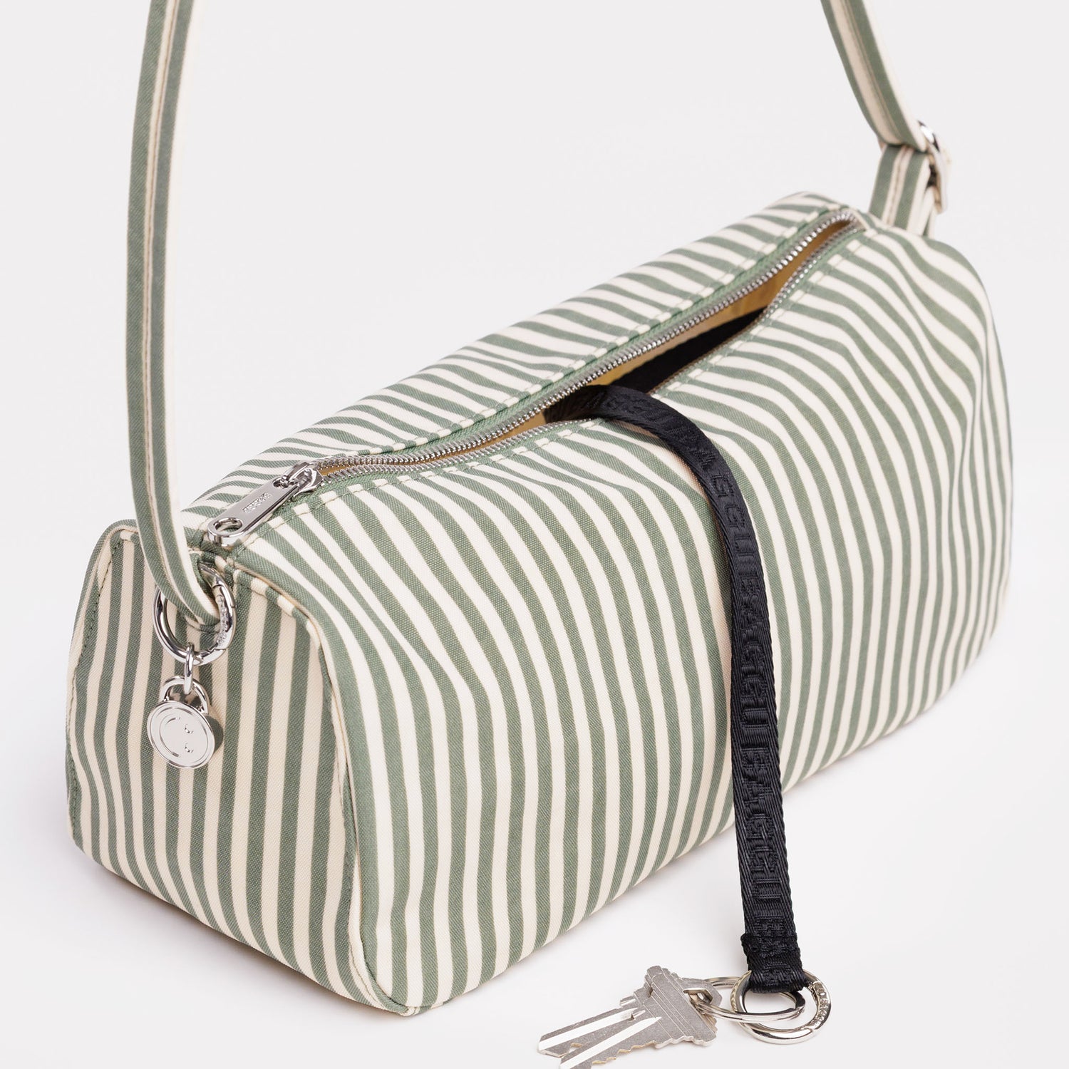 Baggu Nylon Loaf Bag - Sage Stripe
