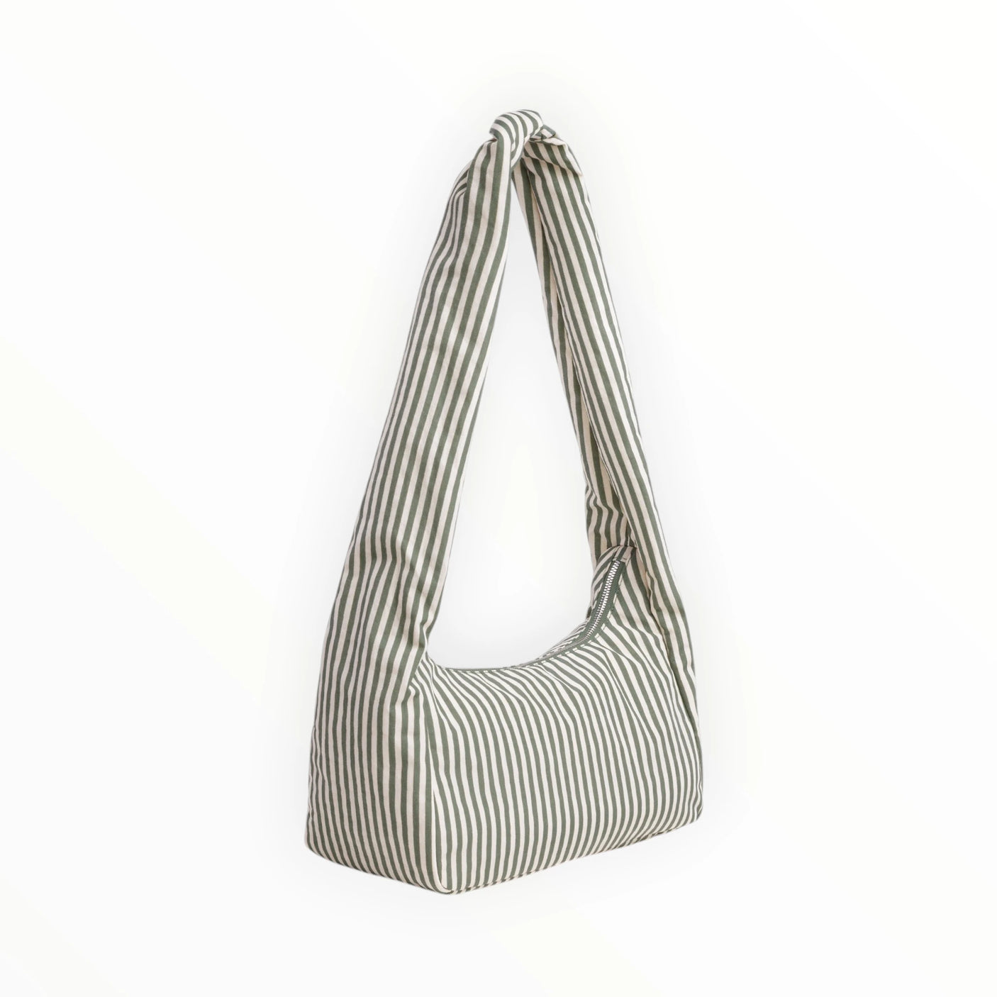 Baggu Nylon Meringue Bag - Sage Stripe