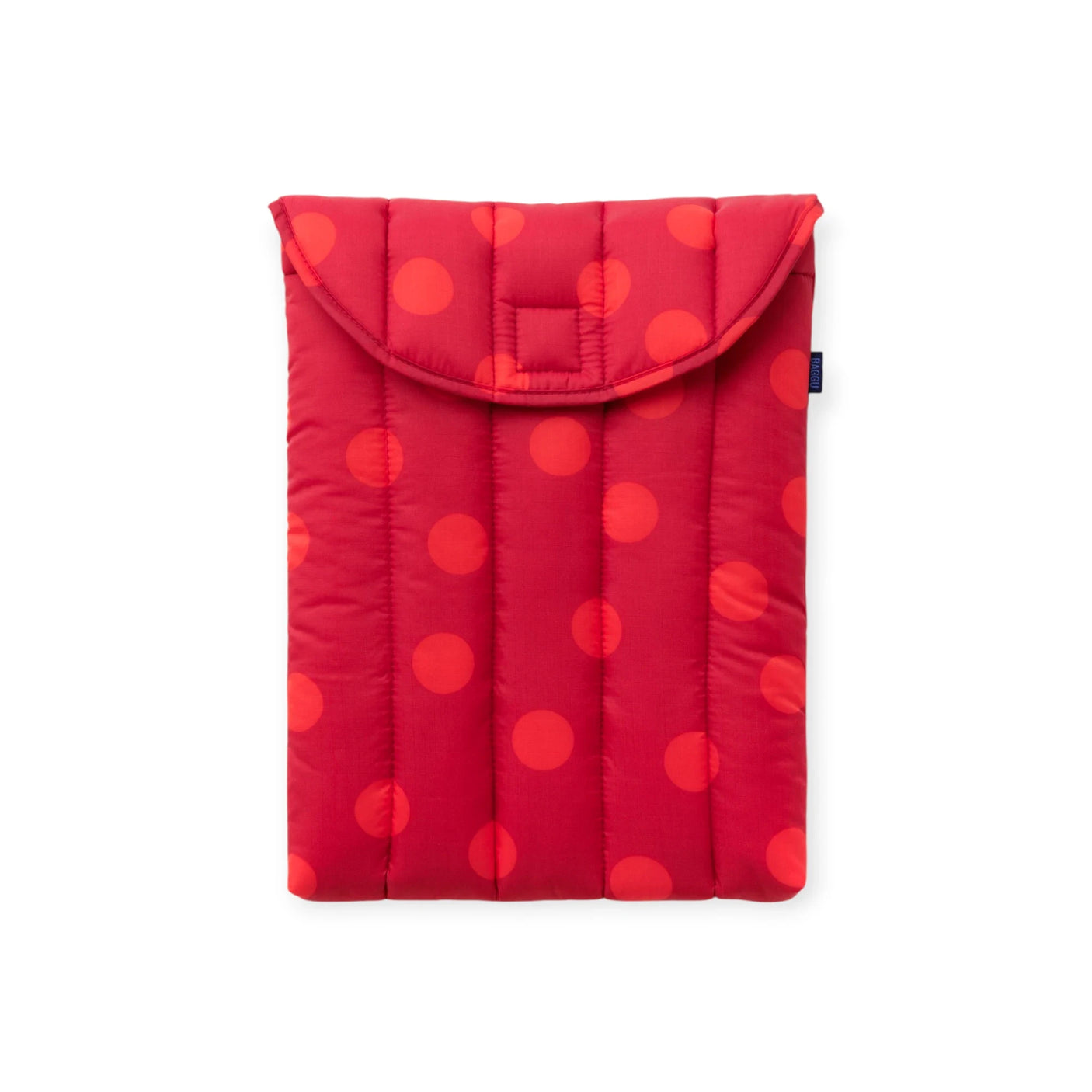 Baggu Puffy Laptop Case 13-14" - Red Polka Dot