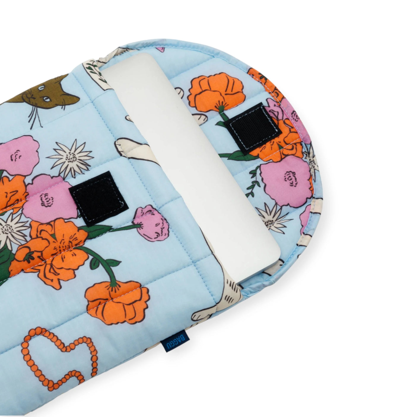 Baggu Puffy Laptop Sleeve 13"/14" - Table Cats