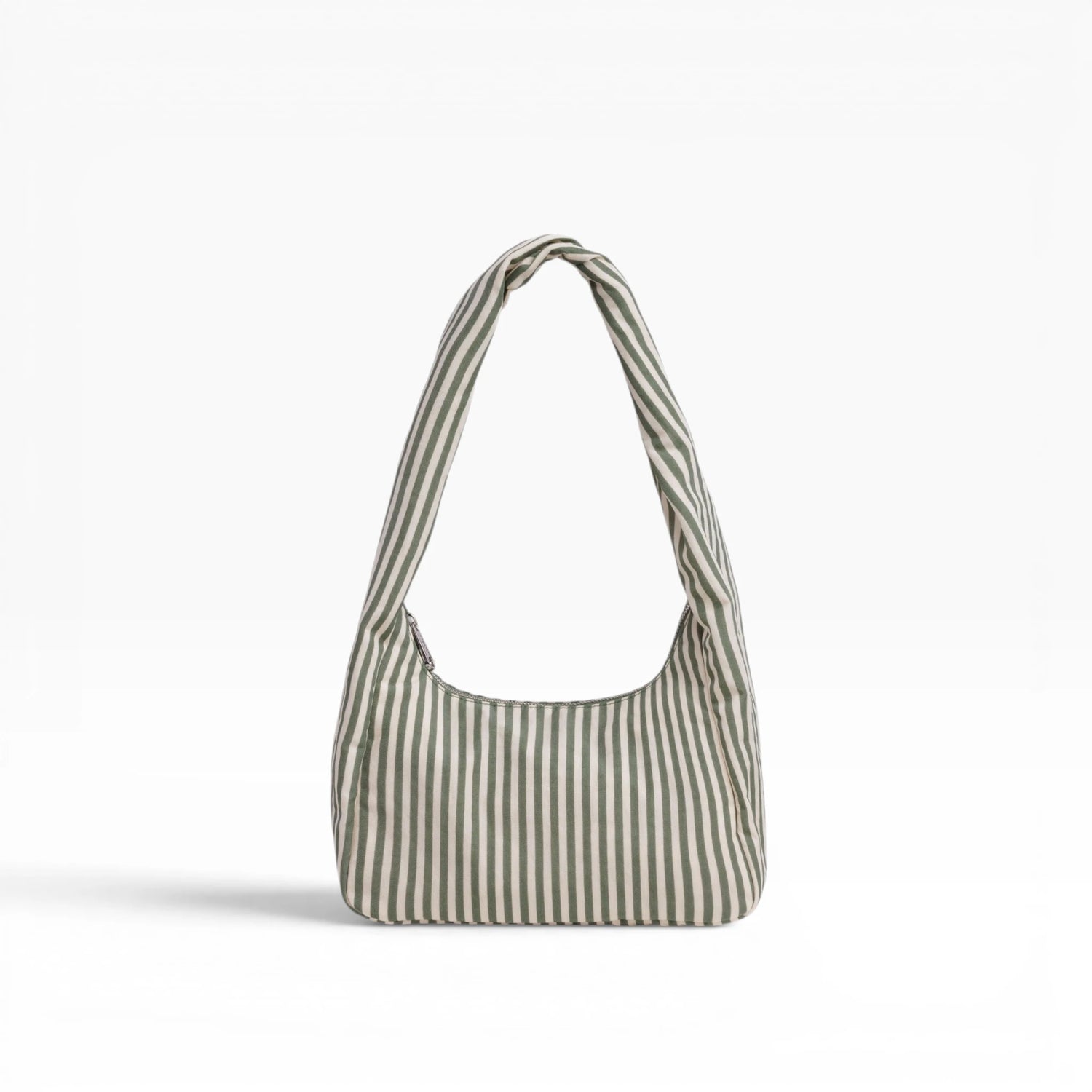 Baggu Small Nylon Meringue Bag - Sage Stripe