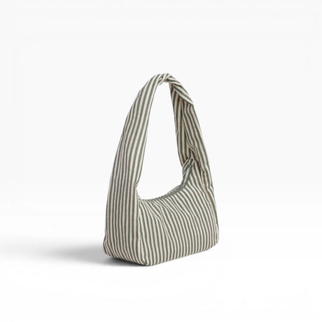 Baggu Small Nylon Meringue Bag - Sage Stripe