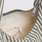 Baggu Small Nylon Meringue Bag - Sage Stripe