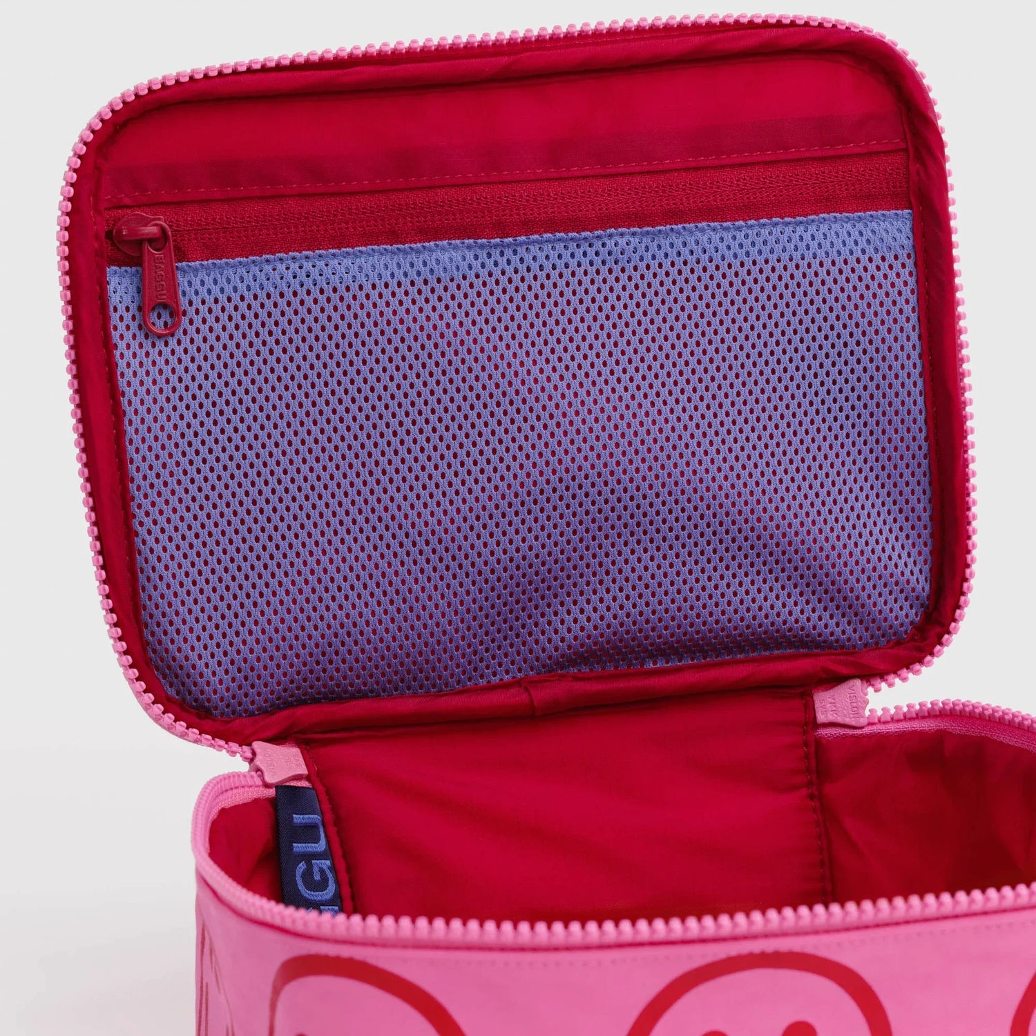 Baggu Small Cosmetic Case - Azalea Pink Happy