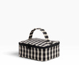Baggu Small Cosmetic Case - Black & Cream Gingham