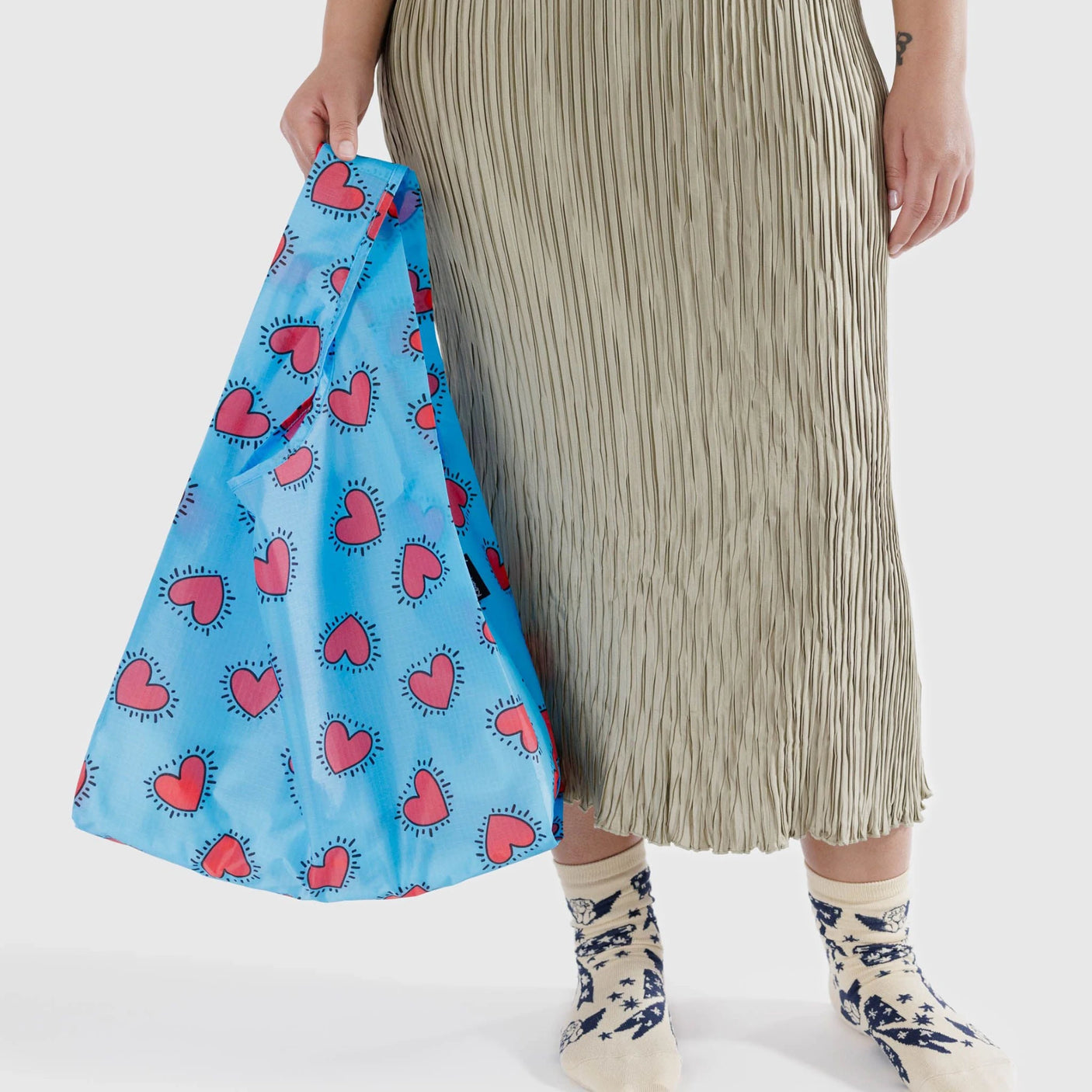 Baggu Standard Bag - Keith Haring Hearts