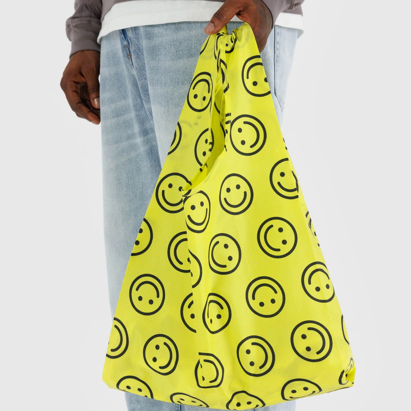 Baggu Standard Reusable Bag - Yellow Happy