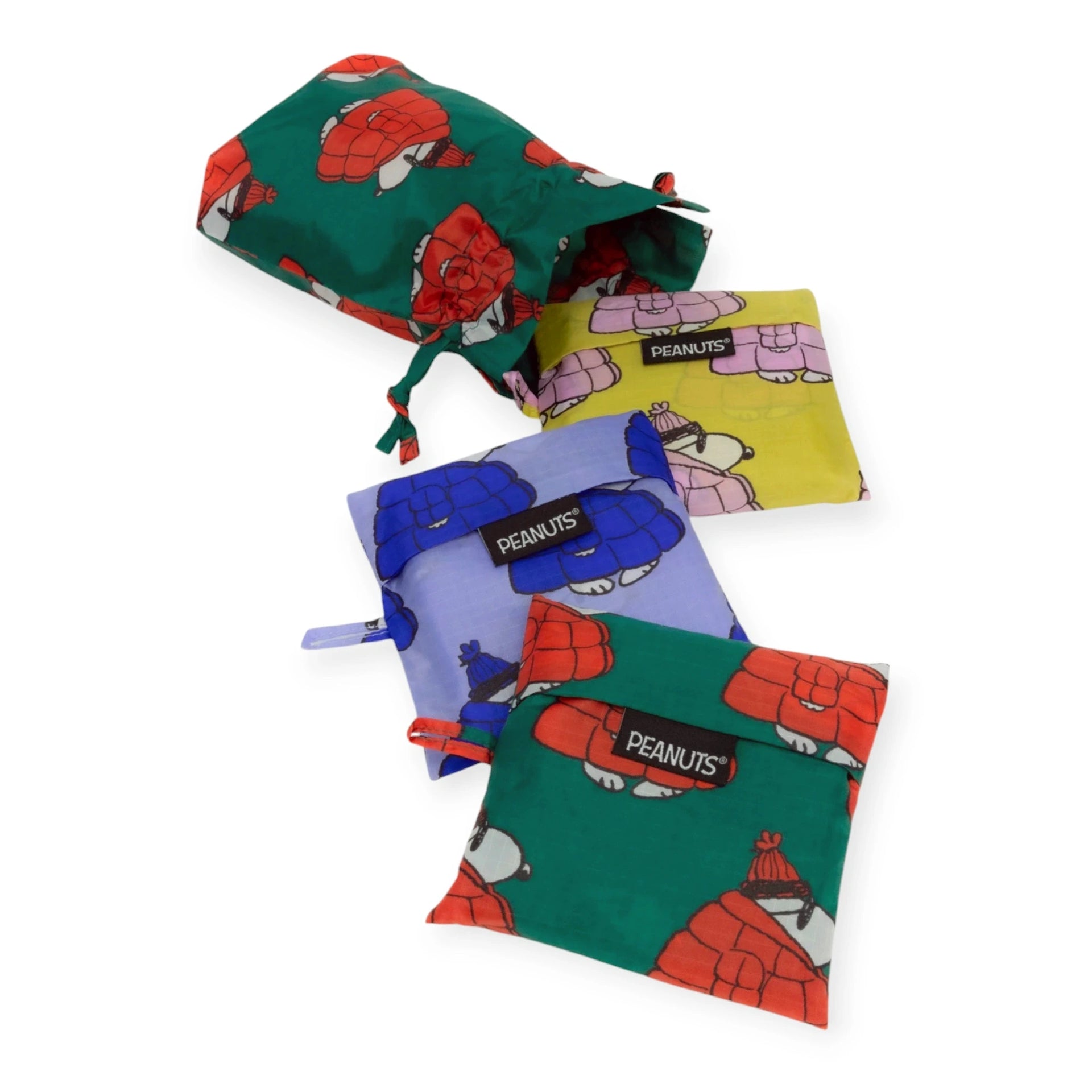 【BAGGU】 ゴーパウチ 3サイズセット Peanuts baggu_standard-set_puffer-