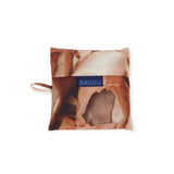 The Baggu Standard Reusable Bag - Pointe Shoe offers sustainable style and functionality with a ballet shoe print.