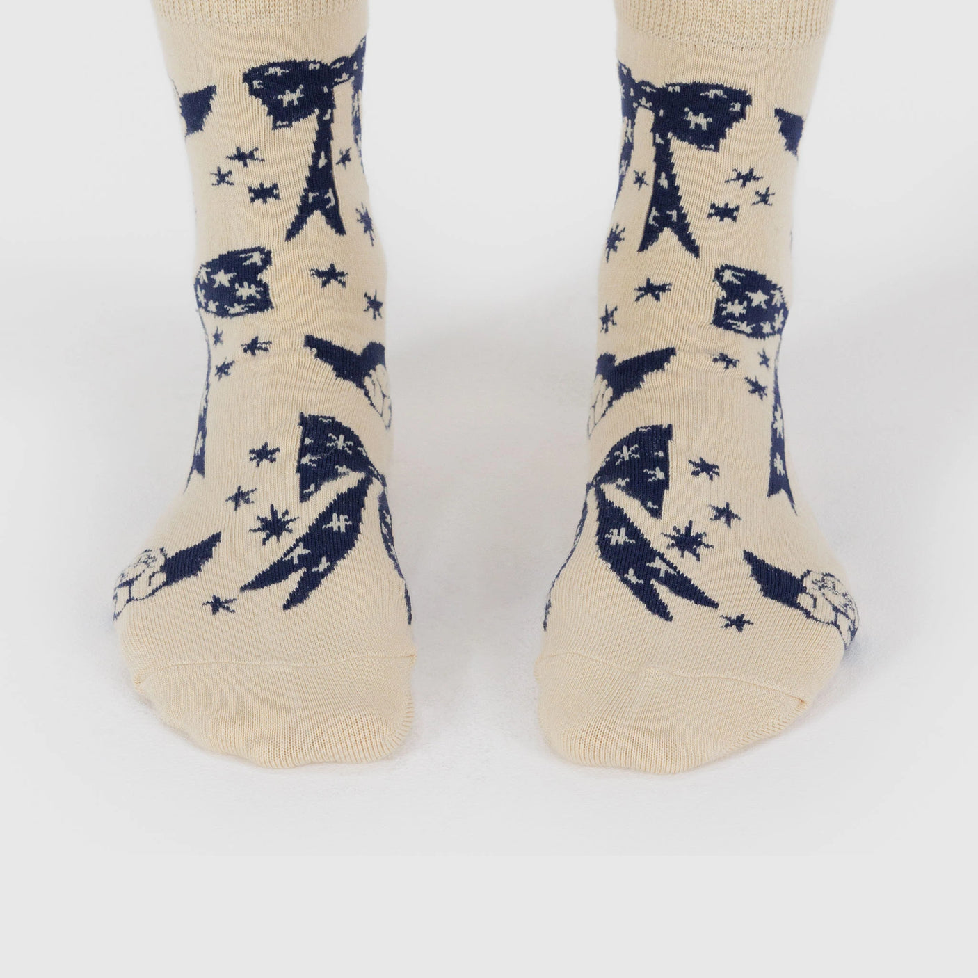 Baggu Crew Socks - Cherub Bows