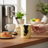 Decole Hanging Black Cat Mug