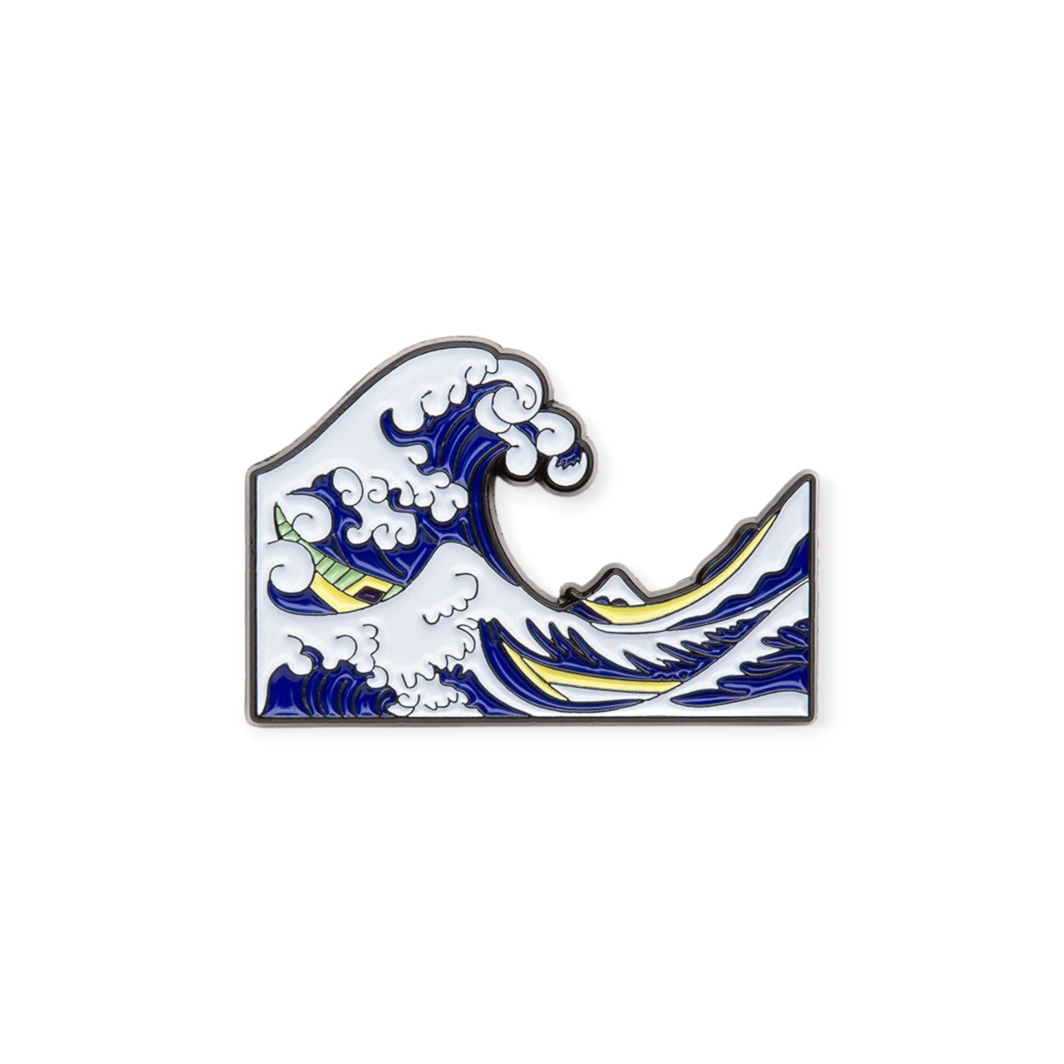 Enamel Pin Art - Hokusai Great Wave
