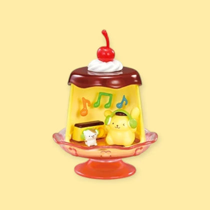 Music figure from the Everyday Pompompurin Mini Dessert Blind Box Lineup
