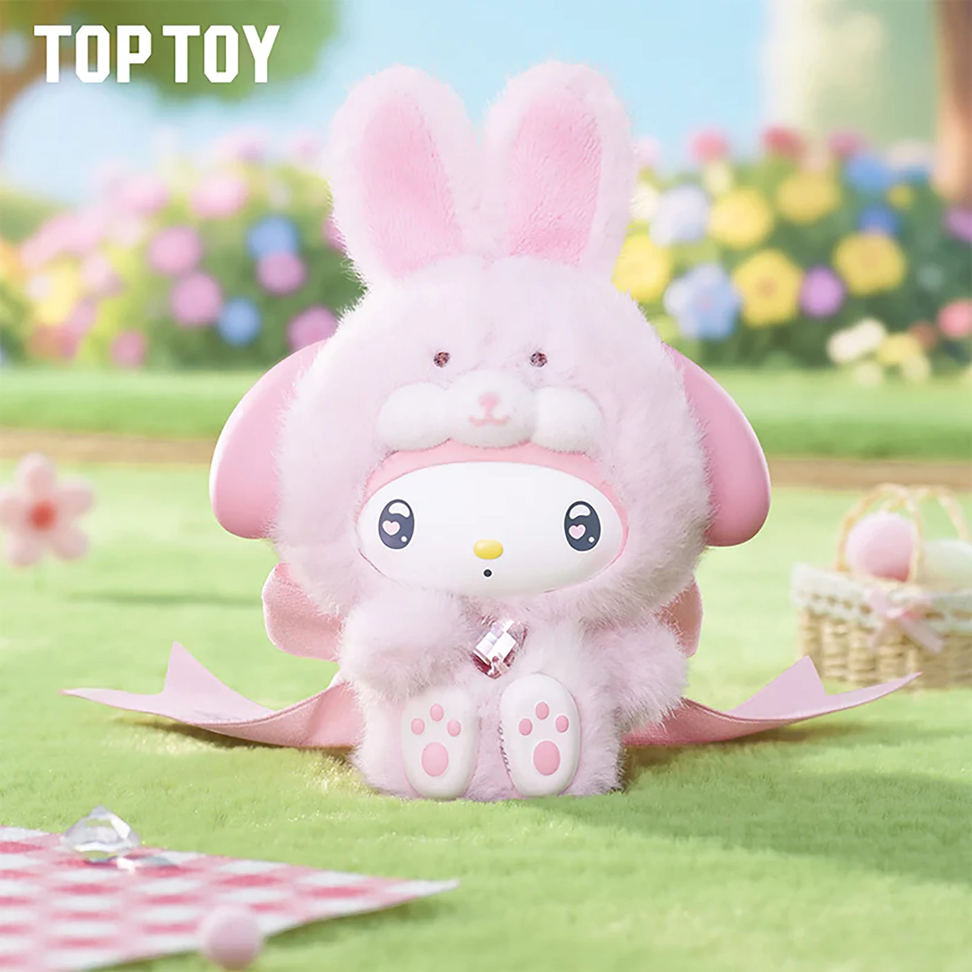 Sanrio Diamond Baby Bunny Plush Keychain - Blind Box