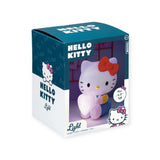 Box of a Hello Kitty Night Light (16cm) showcasing the iconic character with a red bow, holding a glowing pink heart.