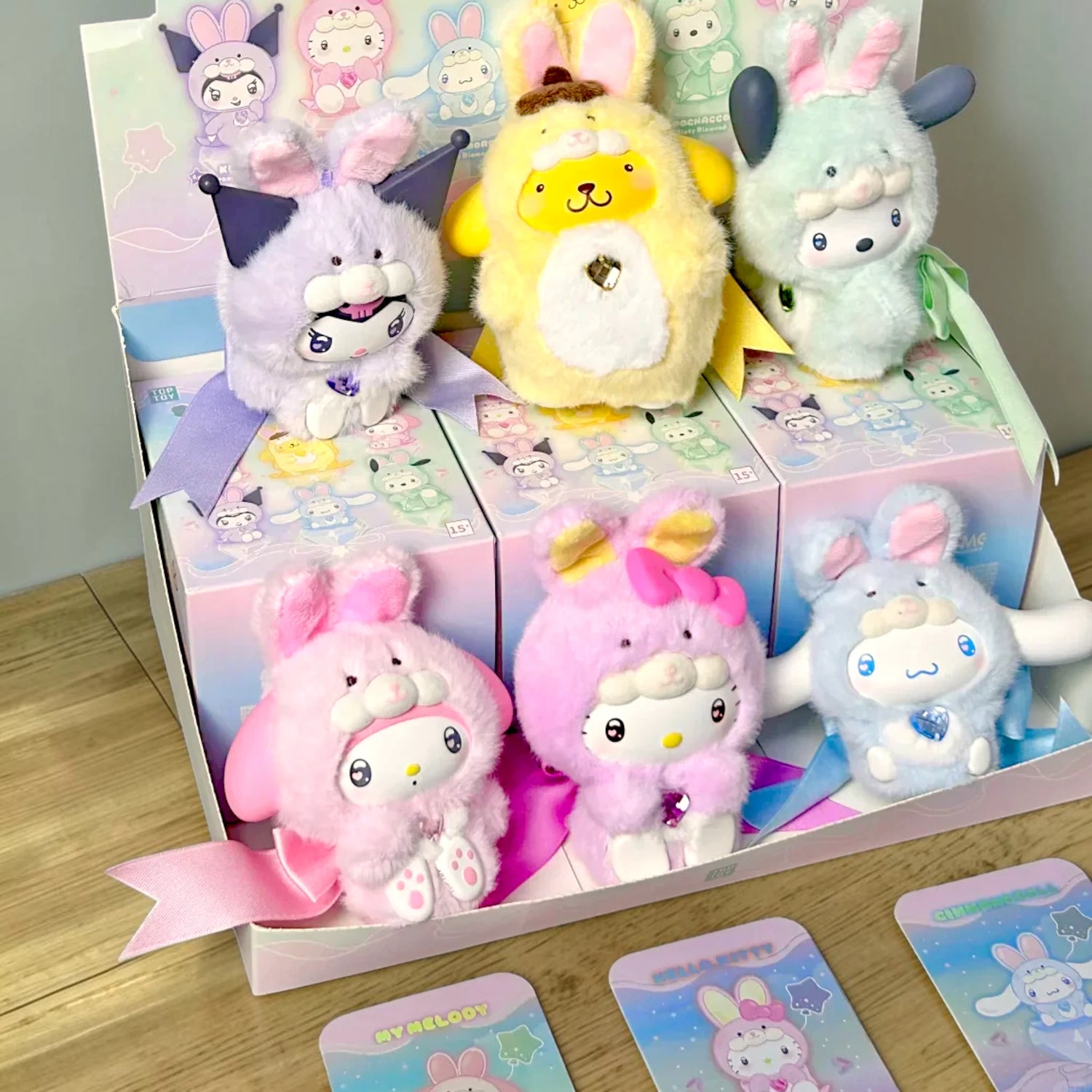 Sanrio Diamond Baby Bunny Plush Keychain - Blind Box