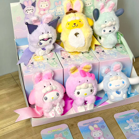 Sanrio Diamond Baby Bunny Plush Keychain - Blind Box