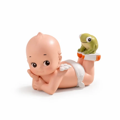 Kewpie and Her Frog figure from the Kewpie in the Garden Blind Box Lineup