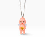 Kewpie Gold Heart Keychain