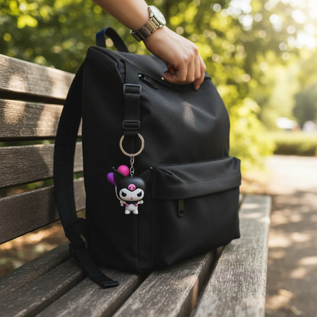 Kuromi Vinyl Keychain