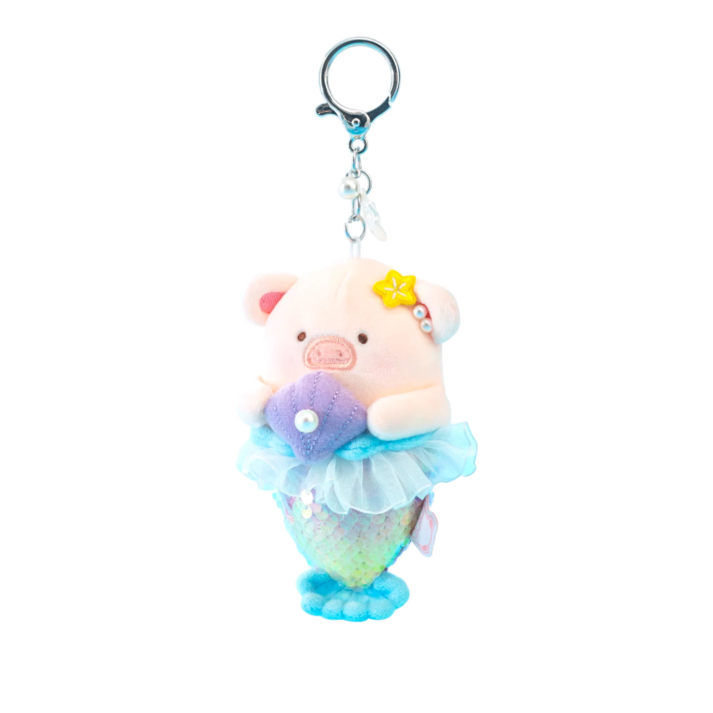 LuLu The Piggy - Mermaid LuLu Plush Keychain